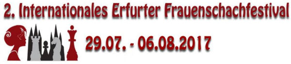 2. Internationales Erfurter Frauenschachfestival; Quelle-Grafik: Ausrichter
