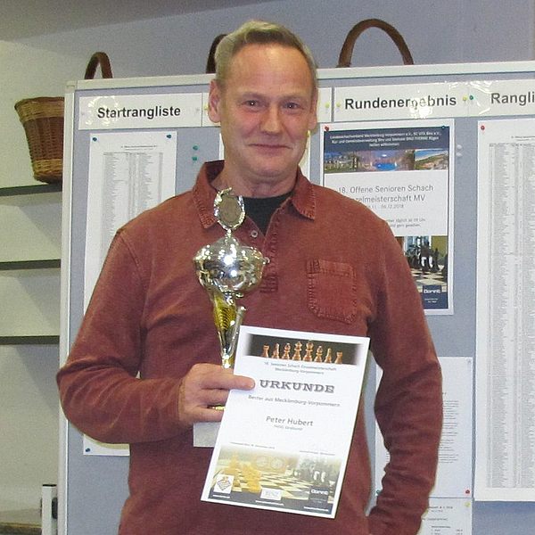 Peter Hubert gewinnt den Pokal des Bürgermeisters; Foto: Klaus Briesemeister