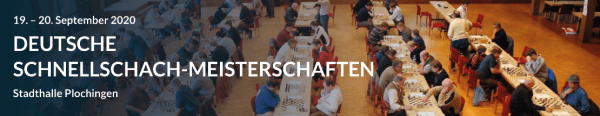 Deutsche Schnellschach-Einzelmeisterschaft Männer; Foto: DSB