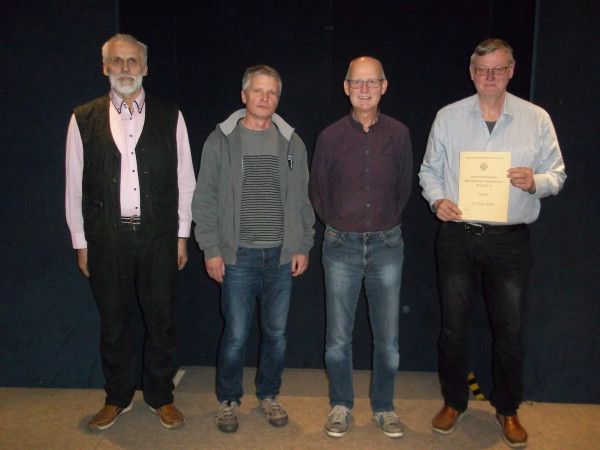 Finalist SSC Graal-Müritz (v.l. Holger Jeske, Hartmut Modrow, Horst van Bentum, Andreas Jansen); Foto: Guido Springer