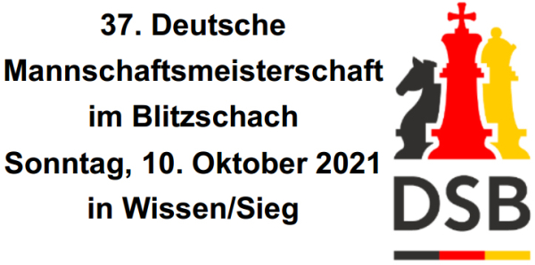 Deutsche Mannschaftsmeisterschaft im Blitzschach; Grafik: DSB