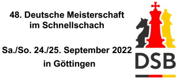 Deutsche Schnellschachmeisterschaften 2022; Grafik: Ausrichter