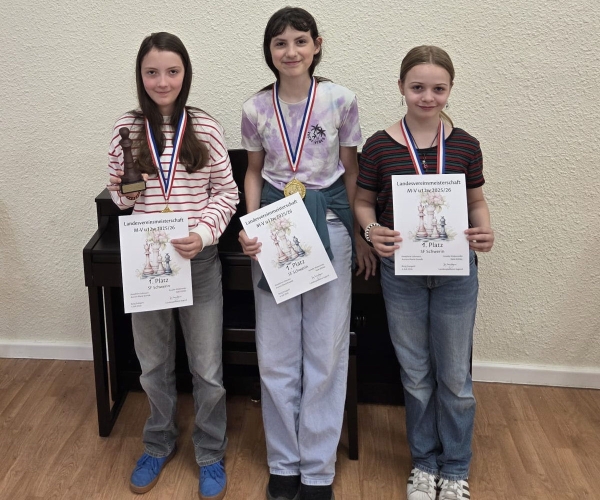 Landesvereinsmeister u12w 2025/26: SF Schwerin; Foto: Michael Ehlers