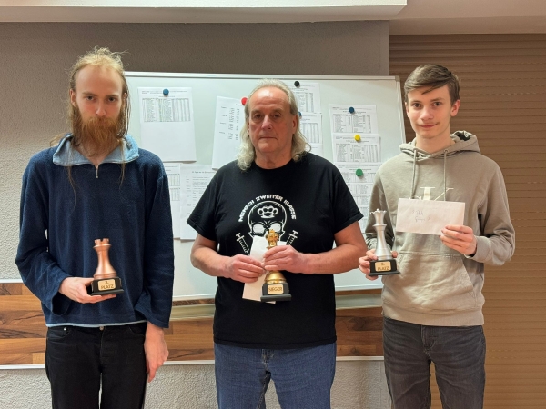 A-Open, v.l.n.r.: 3. Eike Andreas Kist; 1. Karsten Schulz, 2. Jakob Herrmann, Foto: Nicole Hermann