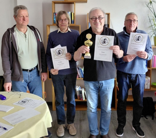 v.l.n.r.: 3. Dr. Peter Möller, 1. Gerd Dettmann, 2. Thomas Kohn; Foto: Hans-Jürgen Rehbein