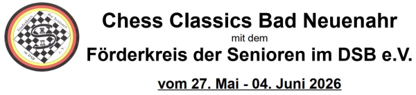 Chess Classics 2026; Grafik: Ausrichter