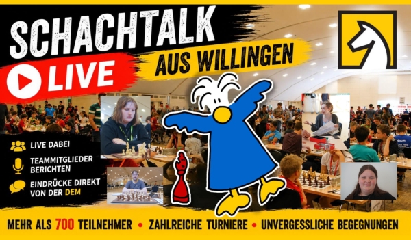 Anja Wilke (SAV Torgelow) im Schachtalk der DSJ; Foto: DSJ