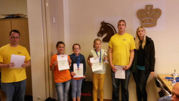 2. Luisa Puls (SF Schwerin), 3. Merle Naujok (SV Blau-Wei Grevesmhlen), 1. Charlotte Eulitz (SG Gstrow/Teterow)