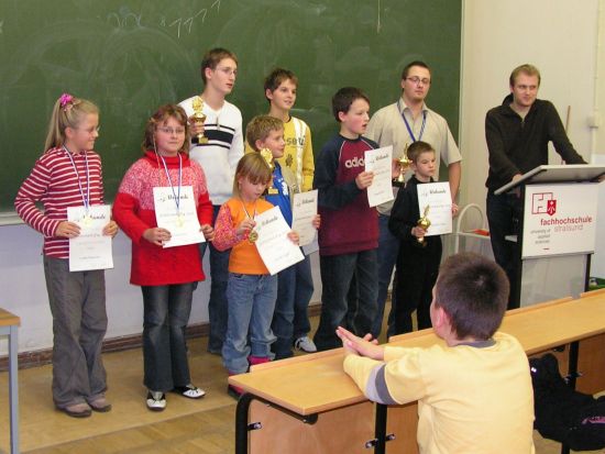 Alle Gewinner (v.l.n.r.:) Wiebke Parchmann, Vanessa Rais, Tom He�ler, Daniela Eggert, Paul Mielke, Robert Rosenbusch, Lukas G�nther, Jonathan Schulze