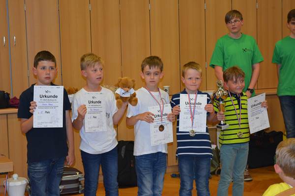 Wertungsklasse IV / 2. Klasse, v.l.n.r.: 5. Neue,Luca (Hort 